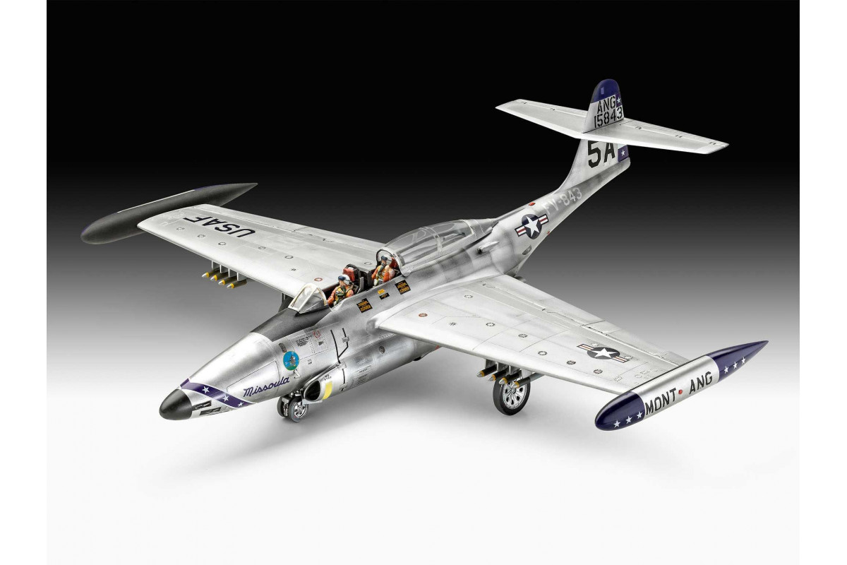 REVELL MODEL SET maquette plastique à construire coffret cadeau série  limitée 50th anniversaire Northrop F-89 Scorpion ( colle, pinceau et  peintures incluses) - Planet Passions