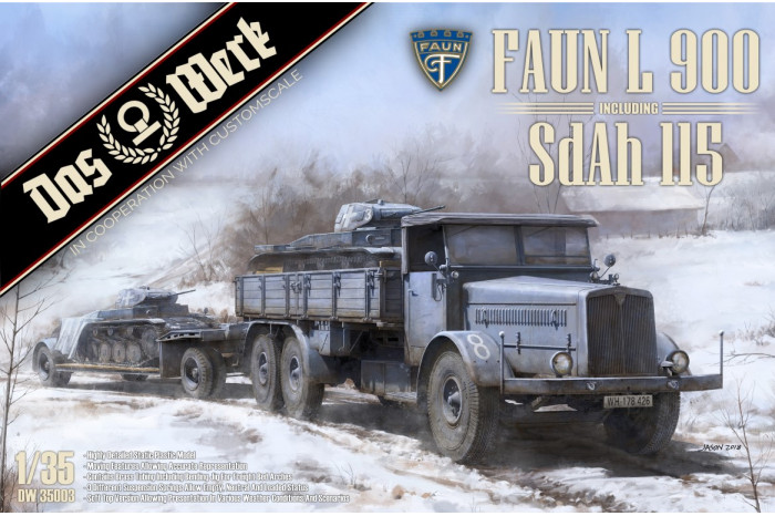 Faun L900 incl. Sd.Ah.115 (1:35) - 35003x