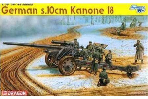 Model Kit military 6411 - GERMAN s 10cm KANONE 18 (1:35)