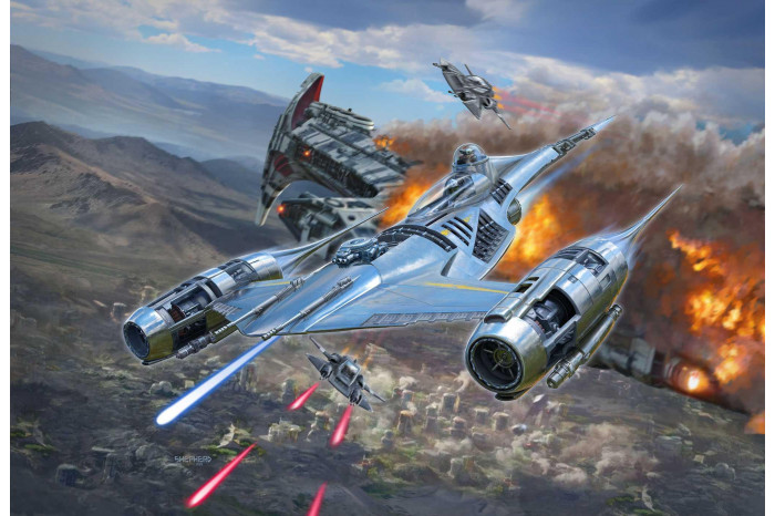 Plastic ModelKit SW 06787 - The Mandalorian: N1 Starfighter (1.24)