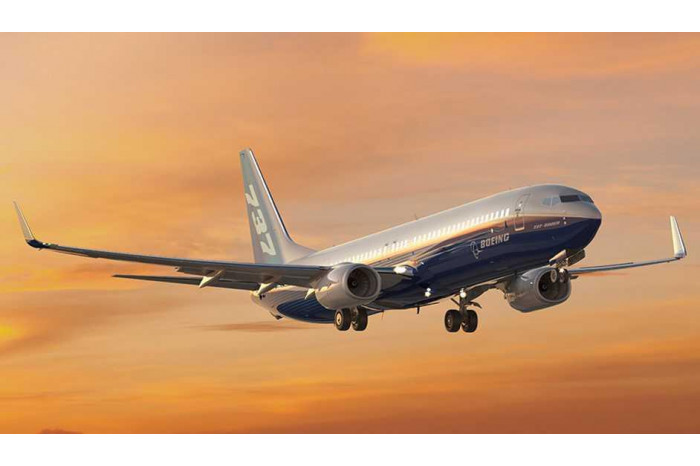 Plastic ModelKit letadlo 03809 - Boeing 737-800 (1:288)
