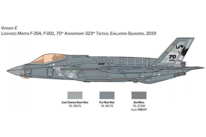 Model Kit letadlo 1464 - F-35A Lightning II (Beast Mode) (1:72)