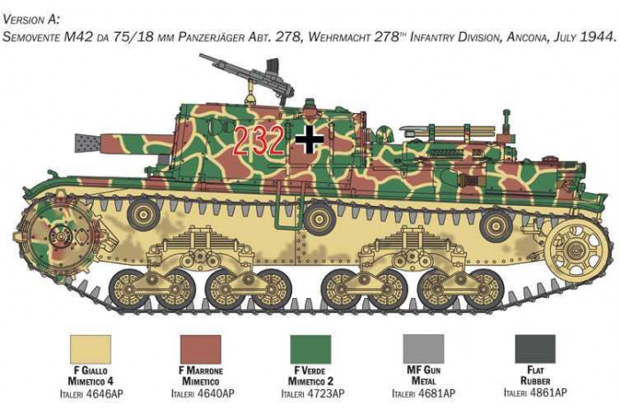 Model Kit military 6569 - Semovente M42 da 75/18 (1:35)