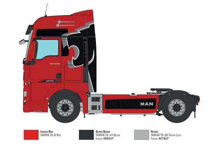 Model Kit truck 3959 - MAN TGX XXL D38 (1:24)