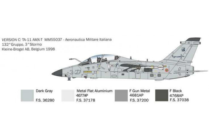 Model Kit letadlo 1471 - AMX-T Twin Seater (1:72)