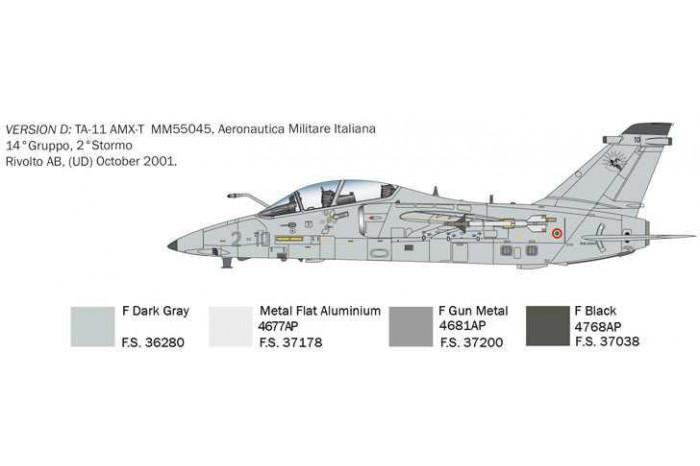 Model Kit letadlo 1471 - AMX-T Twin Seater (1:72)
