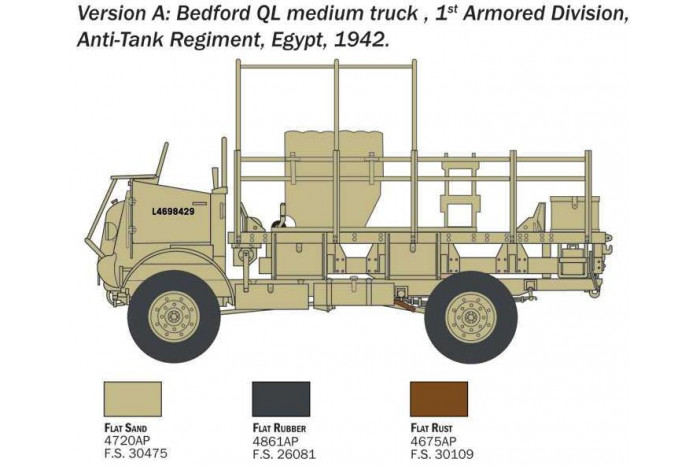 Model Kit military 0241 - Bedford QL Truck (1:35)