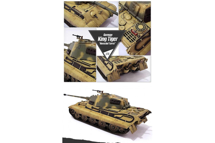 Model Kit tank 13423 - German King Tiger "Henschel Turret" (1:72)