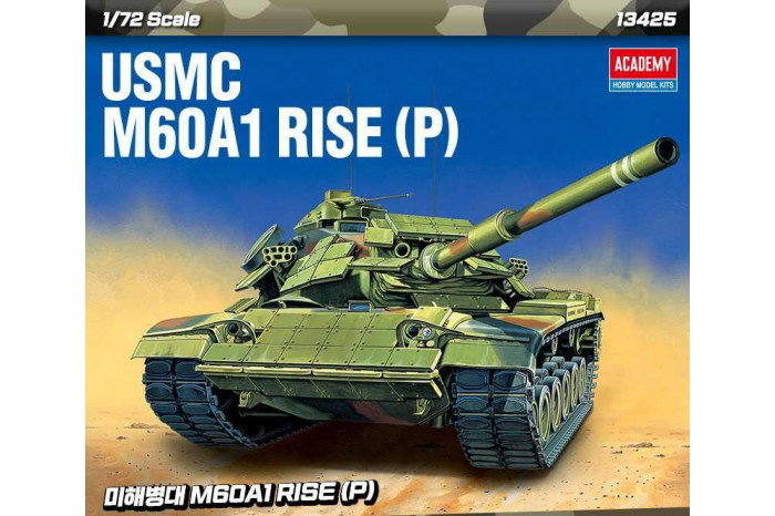Model Kit tank 13425 - USMC M60A1 RISE (P) (1:72)