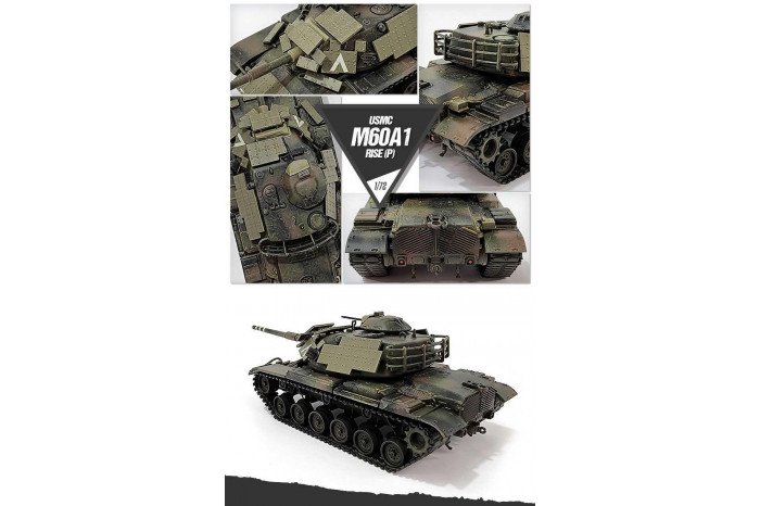 Model Kit tank 13425 - USMC M60A1 RISE (P) (1:72)