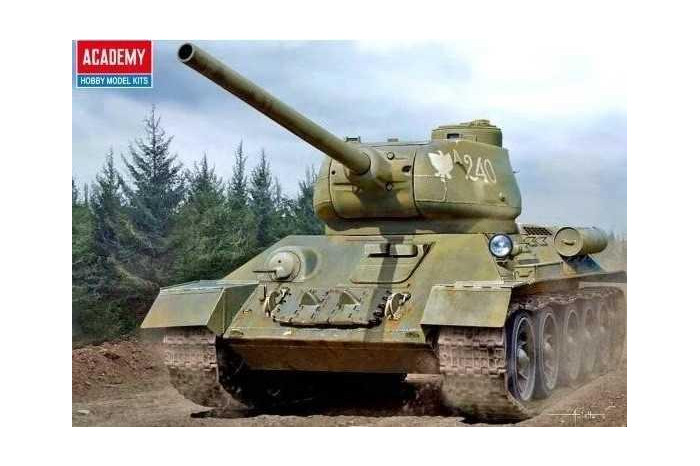 Model Kit tank 13554 - Soviet Medium Tank T-34-85 “Ural Tank Factory No. 183”  (1:35)
