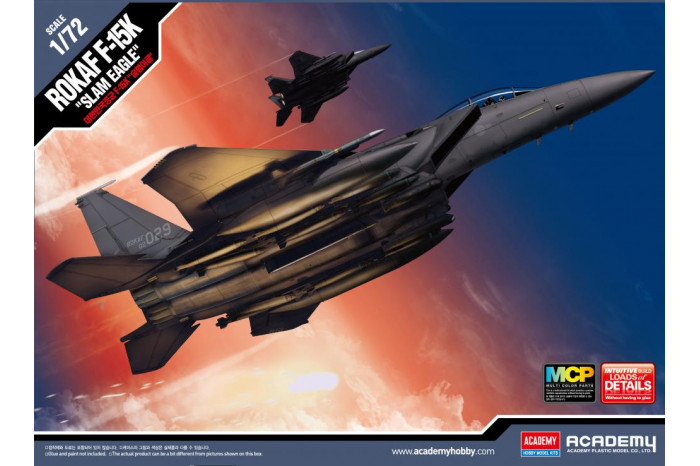 Model Kit letadlo 12554 - ROKAF F-15K Slam Eagle MCP (1:72)