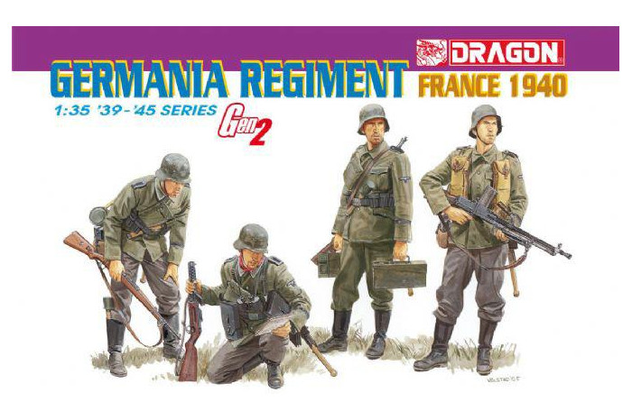 Model Kit figurky 6281 - GERMANIA REGIMENT (FRANCE 1940) (GEN2) (1:35)
