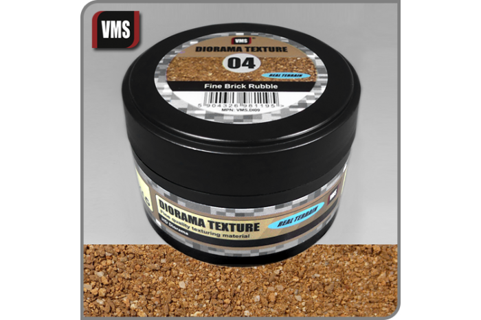Diorama Texture 04 - jemná cihlová suť - DI09