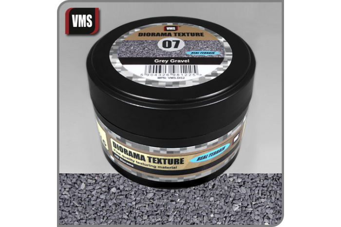 Diorama Texture 07 - šedý štěrk - DI12