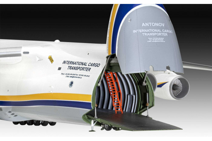 Plastic ModelKit letadlo 03807 - Antonov An-124 Ruslan (1:144)