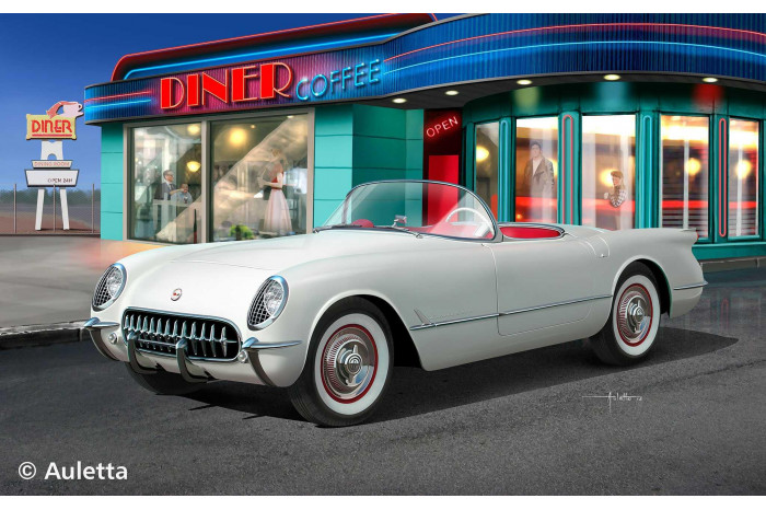 Plastic ModelKit auto 07718 - '53 Corvette Roadster (1:24)