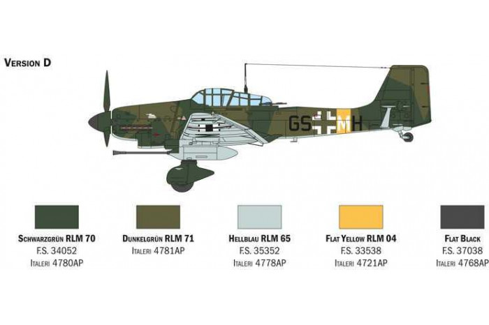 Model Kit letadlo 2830 - Junker Ju-87 G-1 (1:48)