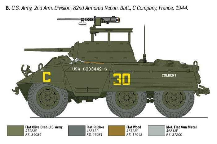 Model Kit military 6364 - M-8 Greyhound (1:35)
