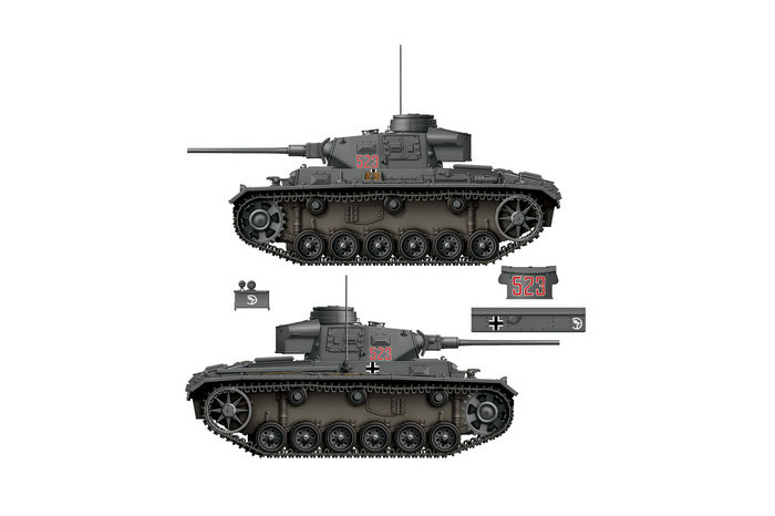Panzer III Ausf. J (3 in 1) (1:16) - 16002