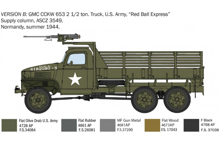 Model Kit military 6271 - GMC 2 1/2 ton. 6x6 truck (1:35)