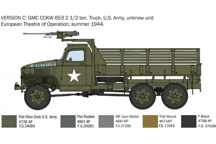 Model Kit military 6271 - GMC 2 1/2 ton. 6x6 truck (1:35)