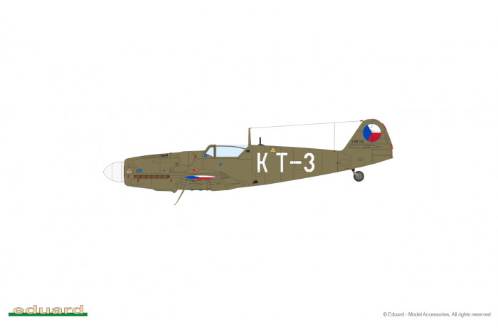 Avia S-199 ERLA překryt kokpitu (1:72) - 7472