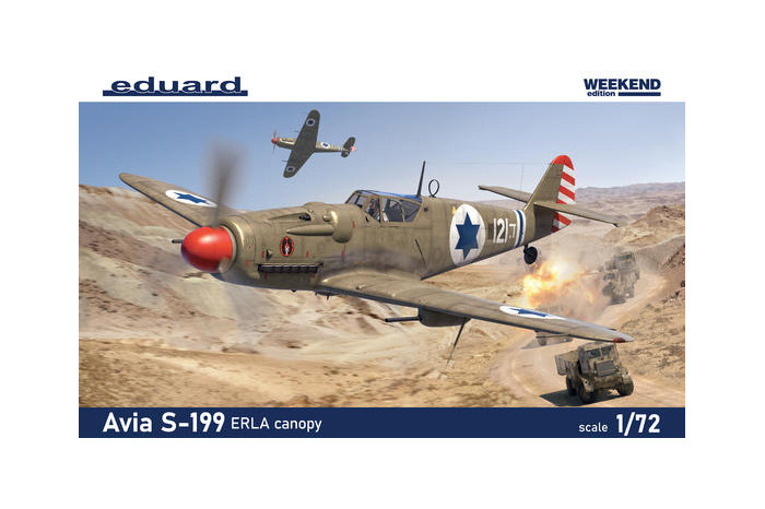 Avia S-199 ERLA překryt kokpitu (1:72) - 7472