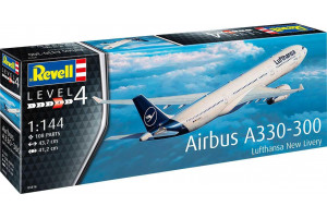 Plastic ModelKit letadlo 03816 - Airbus A330-300 - Lufthansa "New Livery" (1:144)