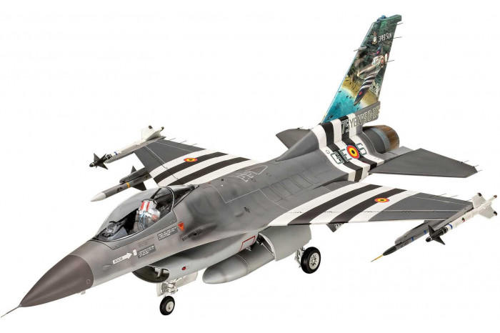Plastic ModelKit letadlo 03802 - 50th Anniversary F-16 Falcon (1:32)