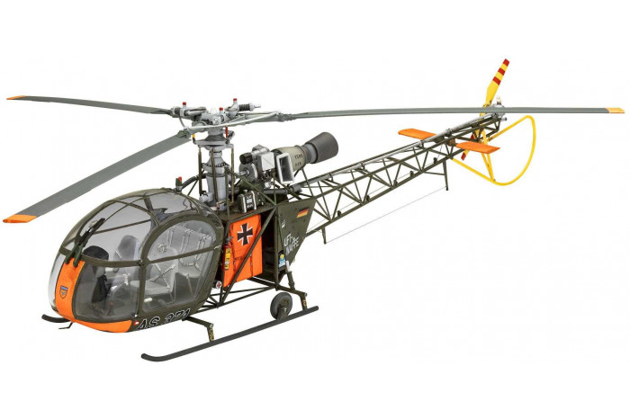 Plastic ModelKit vrtulník 03804 - Alouette II (1:32)
