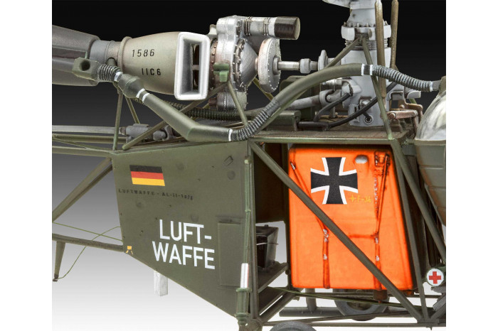 Plastic ModelKit vrtulník 03804 - Alouette II (1:32)