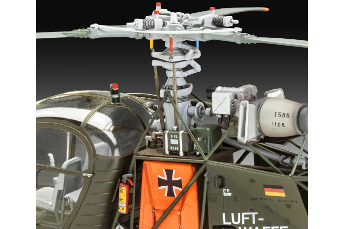 Plastic ModelKit vrtulník 03804 - Alouette II (1:32)