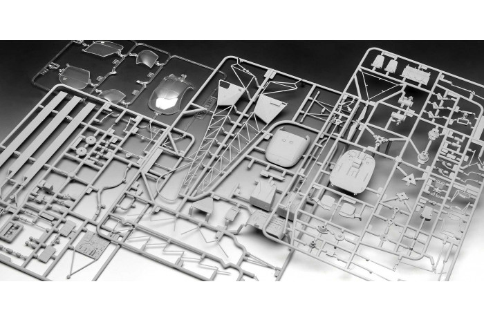 Plastic ModelKit vrtulník 03804 - Alouette II (1:32)
