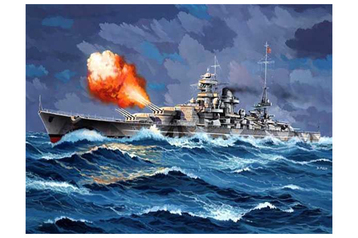 Plastic ModelKit loď 05181 - Gneisenau (1:1200)