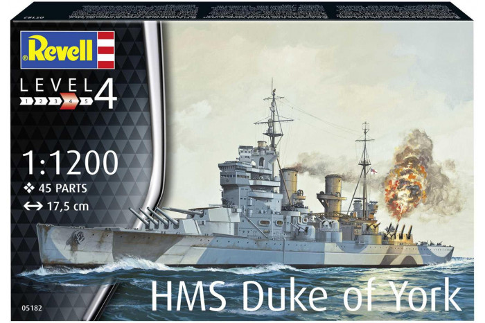 Plastic ModelKit loď 05182 - HMS Duke of York (1:1200)