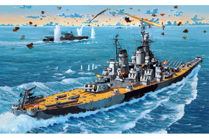 Plastic ModelKit loď 05183 - USS New Jersey (1:1200)