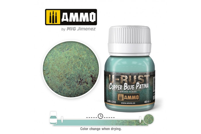 U-RUST Copper Blue Patina - 2255
