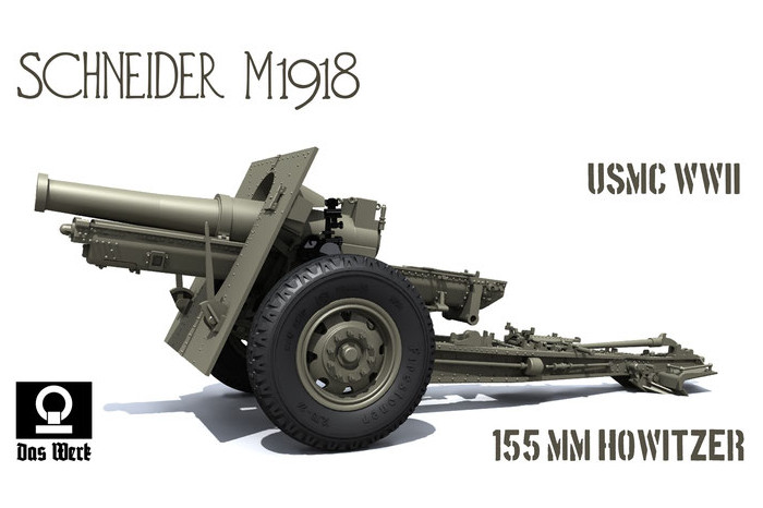 US 155mm Howitzer M1918 (1:35) - 35023