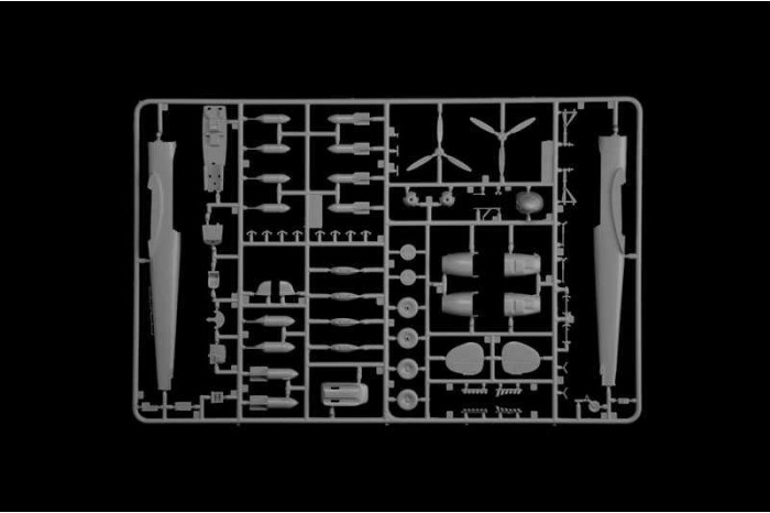 Model Kit letadlo 0049 - Bf-110 C3/C4 Zerstörer (1:72)