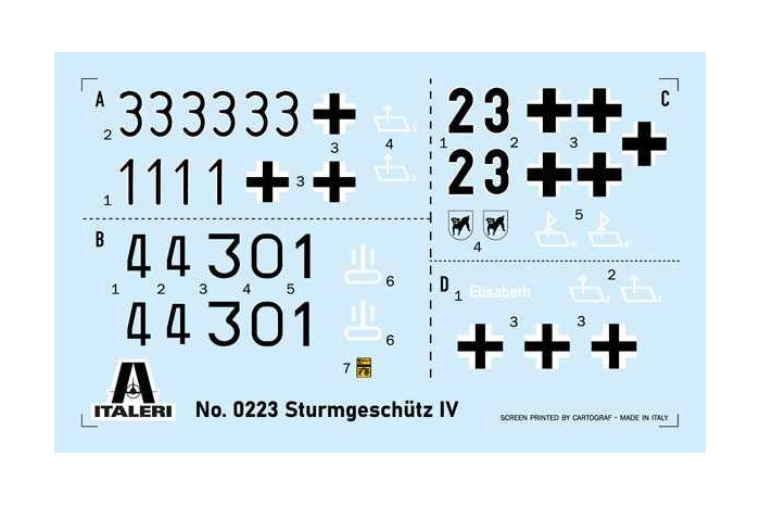 Model Kit military 0223 - Sd.Kfz. 167 Sturmgeschütz IV (1:35)