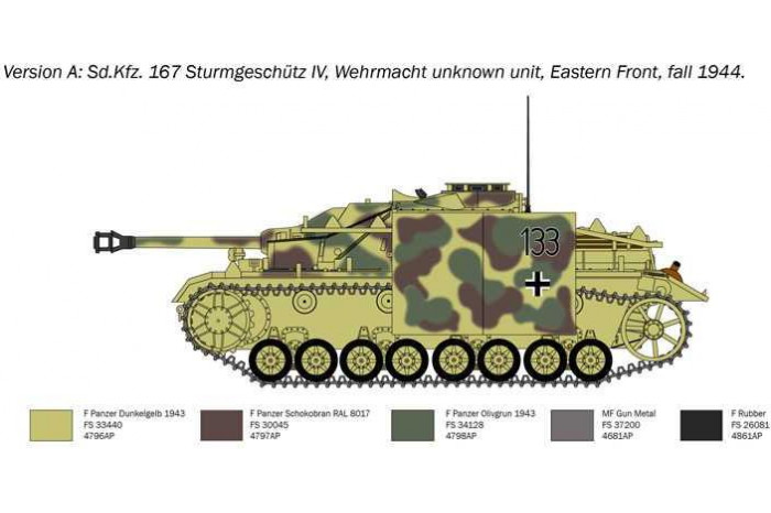 Model Kit military 0223 - Sd.Kfz. 167 Sturmgeschütz IV (1:35)