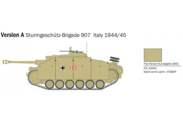 Model Kit military 25756 - Sd. Kfz. 142/1 Sturmgeschütz III (1:56)
