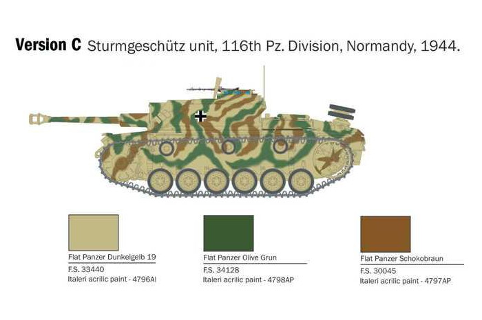 Model Kit military 25756 - Sd. Kfz. 142/1 Sturmgeschütz III (1:56)