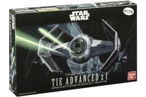 Plastic ModelKit BANDAI SW 01214 - TIE Advanced (1:72)