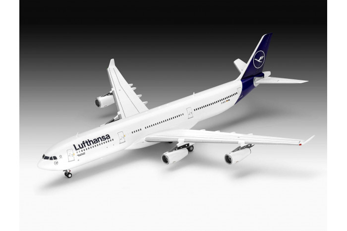 Plastic ModelKit letadlo 03803 - A340-300 Lufthansa New Livery (1:144)