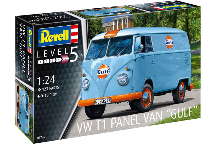 Plastic ModelKit auto 07726 - VW T1 panel van (Gulf Decoration) (1:24)