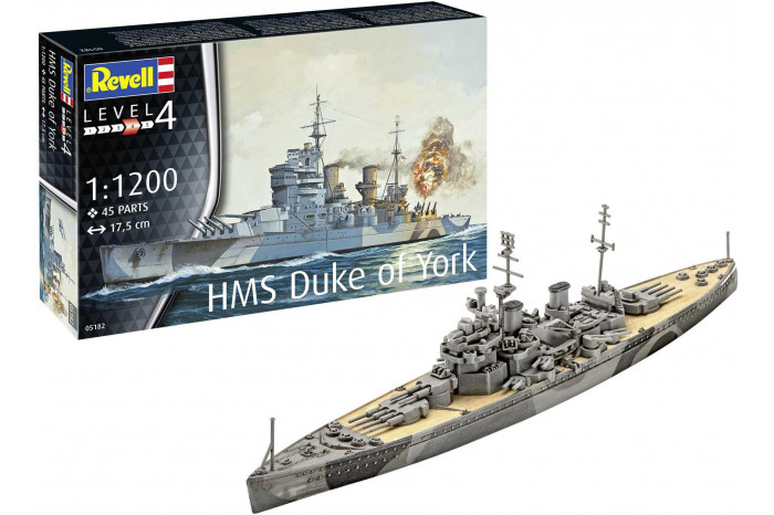ModelSet loď 65182 - Battleship HMS Duke of York (1:1200)