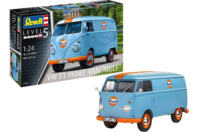 ModelSet auto 67726 - VW T1 Panel Van (Gulf Decoration) (1:24)