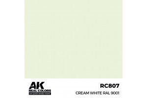 Krémová bílá (Cream White) RAL 9001 - RC807